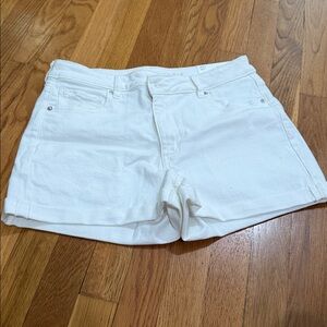 American Eagle Outfitters White Jean Shorts